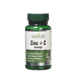 ЦИНК+ВИТАМИН Ц таблетки за смучене 30 броя /  ZINC + VITAMIN C