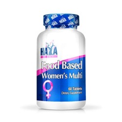 ХАЯ ЛАБС МУЛТИВИТАМИНИ ЗА ЖЕНИ таблетки 60 броя /  FOOD BASED WOMENS MULTIVITAMINS