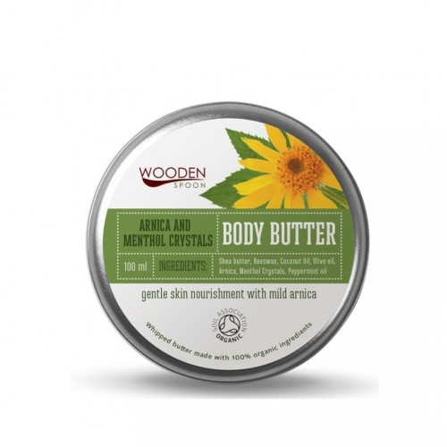 WOODEN SPOON БИО МАСЛО ЗА ТЯЛО ARNICA & MENTHOL 100 мл.