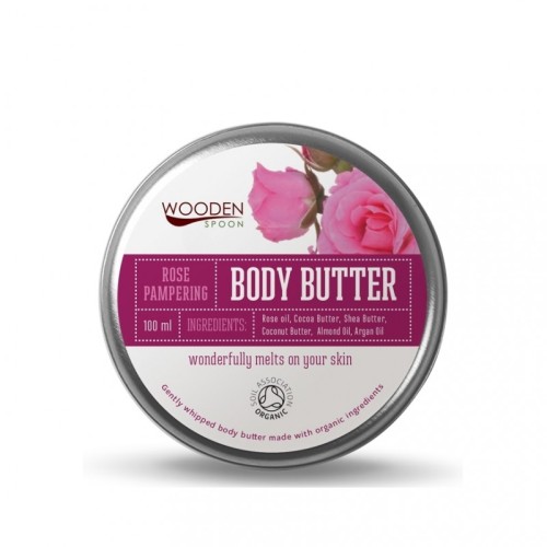WOODEN SPOON БИО МАСЛО ЗА ТЯЛО ROSE PAMPERING 100 мл. WOODEN SPOON БИО МАСЛО ЗА ТЯЛО ROSE PAMPERING 100 мл.