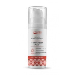 WOODEN SPOON БИО СЛЪНЦЕЗАЩИТЕН КРЕМ С МАЛИНА SPF35+ 50 мл.